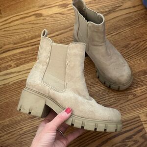 Madden Girl Tan Ankle Boots